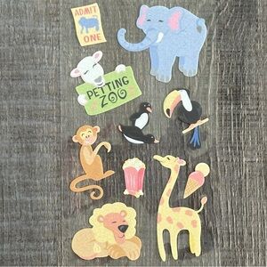 💞 New Petting Zoo Animals Scrapbook Stickers